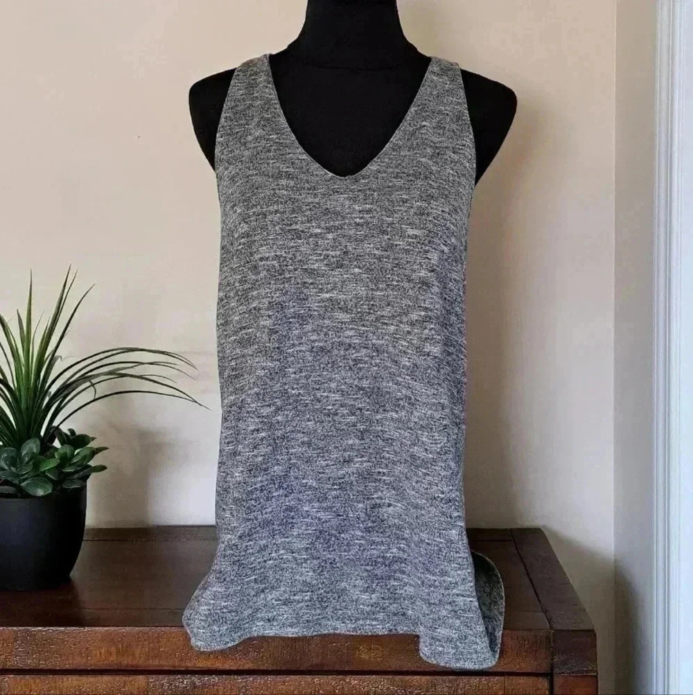 ❤️ Joe Fresh Knit Tank Grey Racer Back Size Small